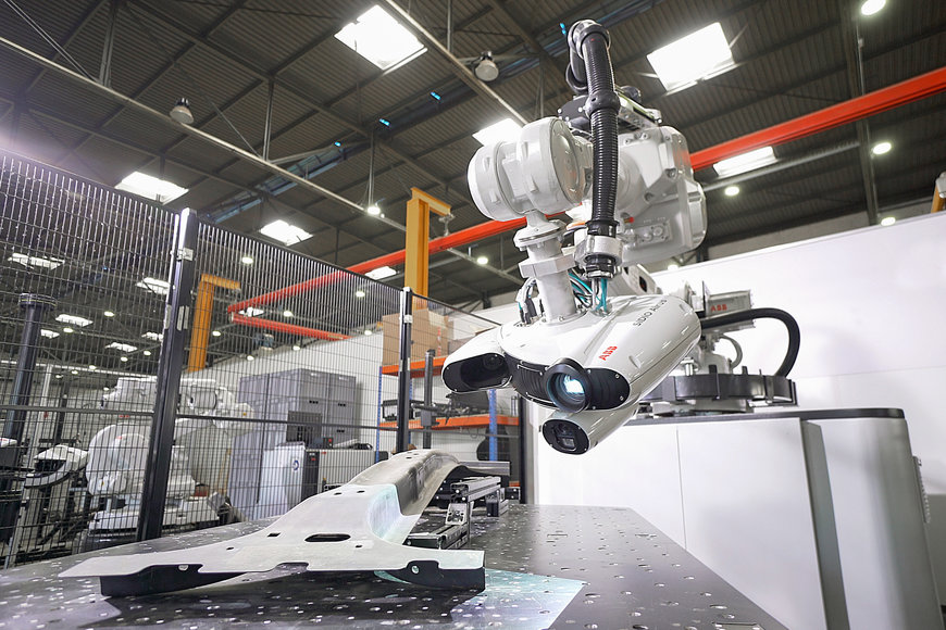 ABB:s nya robotcell för 3D-inspektion gör att kvalitetskontroller går tio gånger snabbare